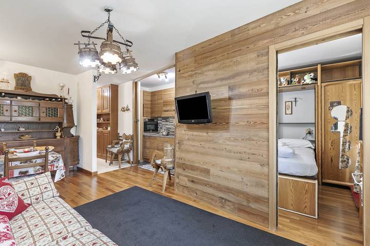 Gîte pour 4 personnes, avec Balcon et Bassin pour enfant à Sestrières