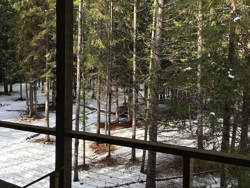 Neu gebautes Gästehaus am Priest Lake in Kaniksu Nationalwald