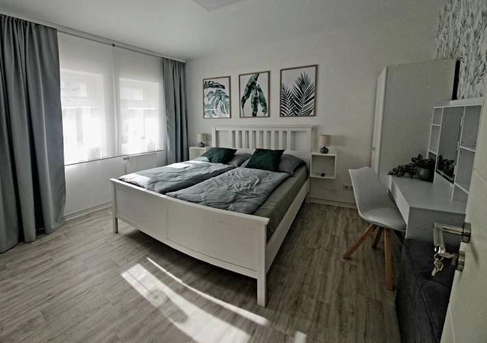 Ferienwohnung für 4 Personen, mit Terrasse und Garten in Eisleben