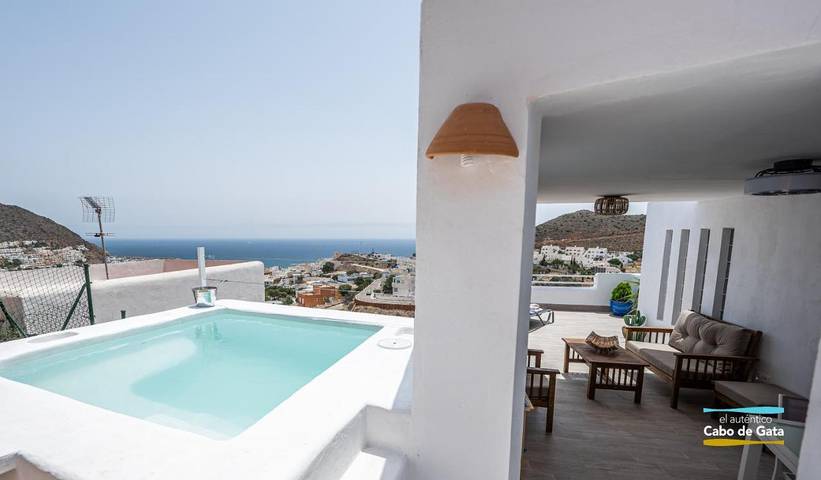 Holiday rental for 6 people, with Balcony and Terrace as well as Garden and Pool in San José (Almeria)