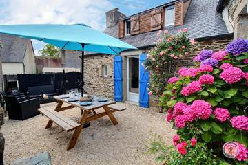 Gîte pour 4 personnes, avec jardin et terrasse à Plestin-les-Grèves