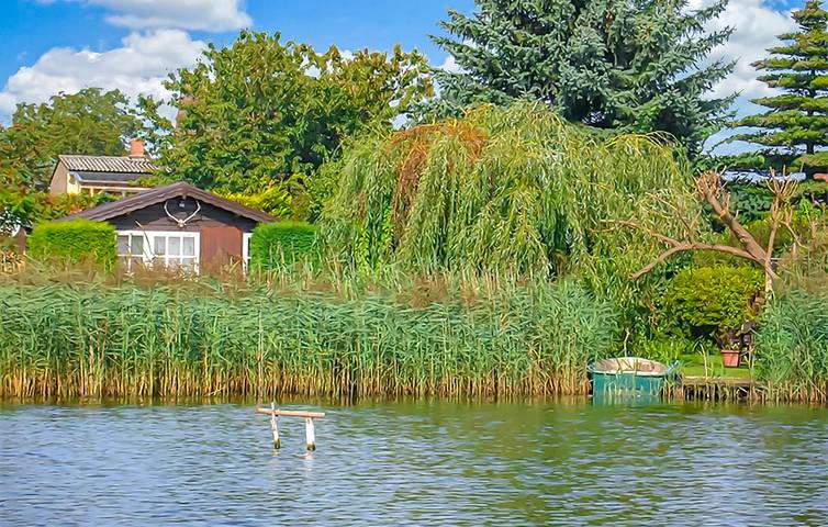 Ferienhaus für 2 Personen, mit Seeblick und Garten in Mecklenburgische Seenplatte - 3