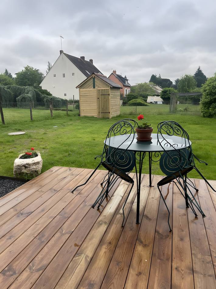 Holiday Home 'L'ancien Atelier' with Private Terrace, Wi-Fi and Air Conditioning in Muides-sur-Loire, Blois region