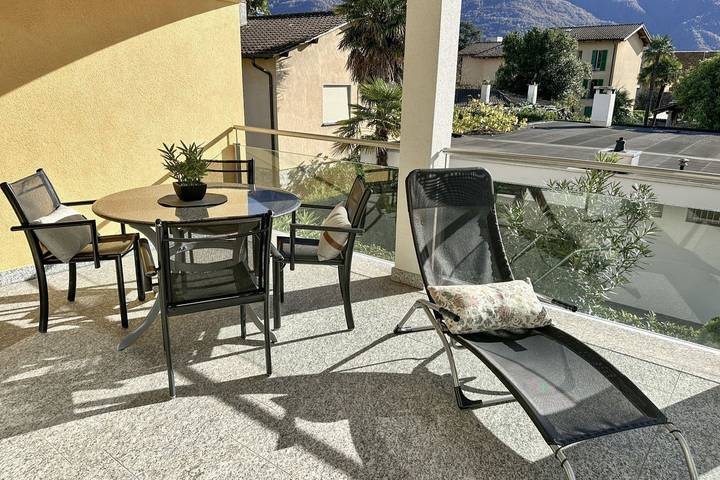 Appartement entier, Appartement de vacances pour 6 personnes avec balcon in Ascona, Alpes tessinoises