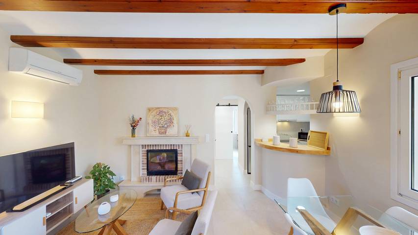 Casa rural para 4 personas, con terraza en Oliva - 3