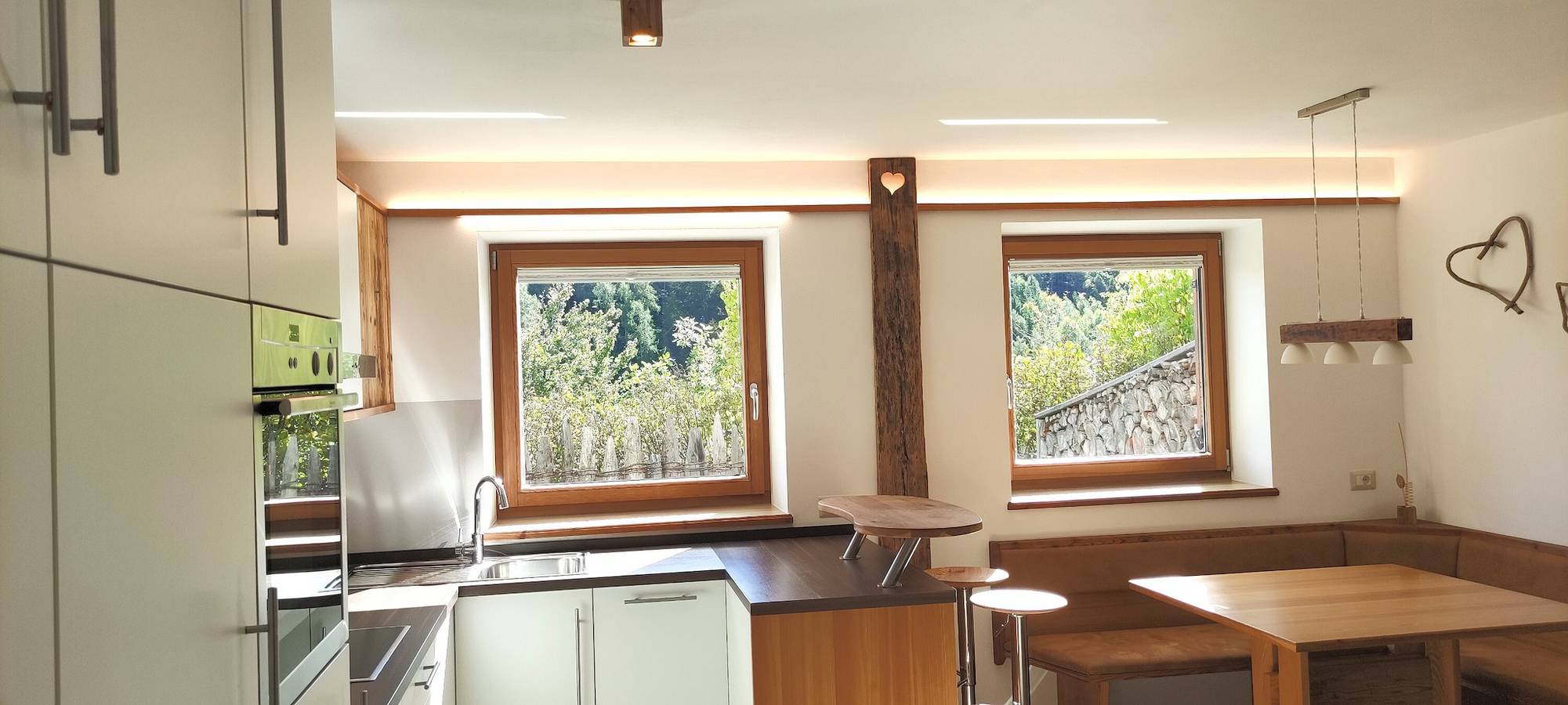 Geheel appartement, Vakantiewoning 'Aschnerhof Auf'm Egg' met bergzicht, privéterras en wifi in Ritten, Sarntaler Alpen