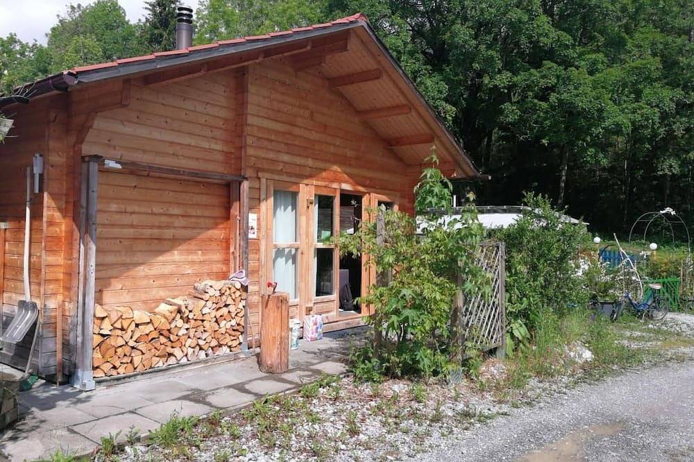 Chalet/ Blockhaus auf Camping in Oberwil im Simmental, Berner Oberland