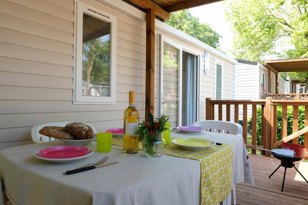 Camping Villaggio Lamaforca Mobilehome Happy Premium für 7 Personen in Costa Merlata, Salento