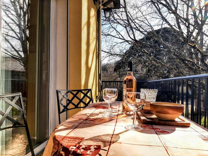 Location de vacances pour 4 personnes, avec piscine ainsi que jardin et vue, animaux acceptés à Port-Sainte-Marie - 3