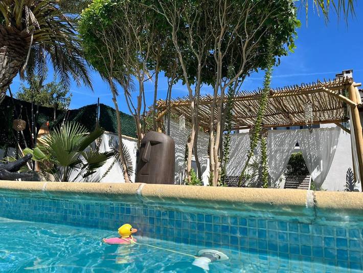 Gîte pour 2 personnes, avec piscine ainsi que jardin et jacuzzi à Congénies - 3