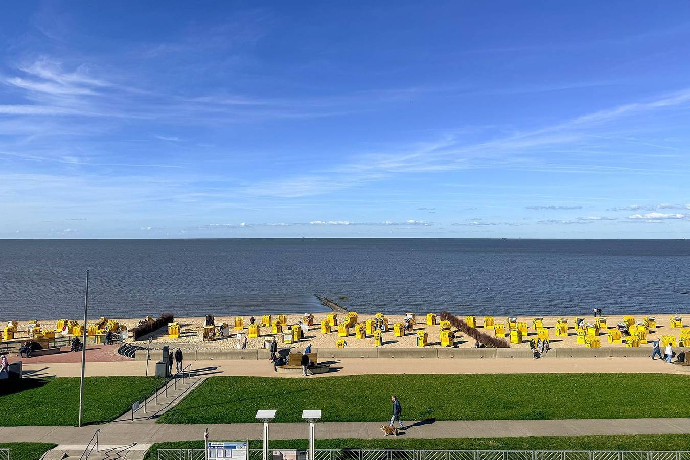 Ganze Wohnung, Ferienwohnung 35 mit Panorama-Meerblick, Residenz Meeresbrandung Duhnen in Duhnen, Cuxhaven