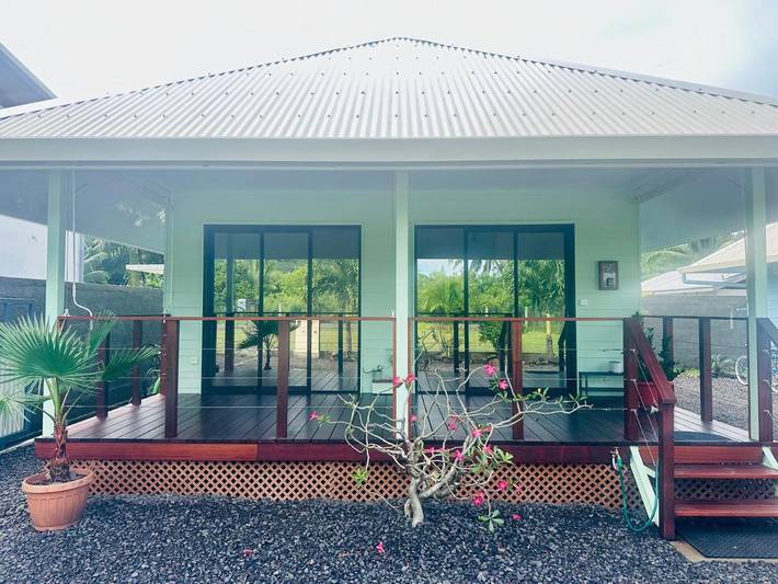 Location de vacances pour 2 personnes, avec vue et jardin dans Bora Bora - 2