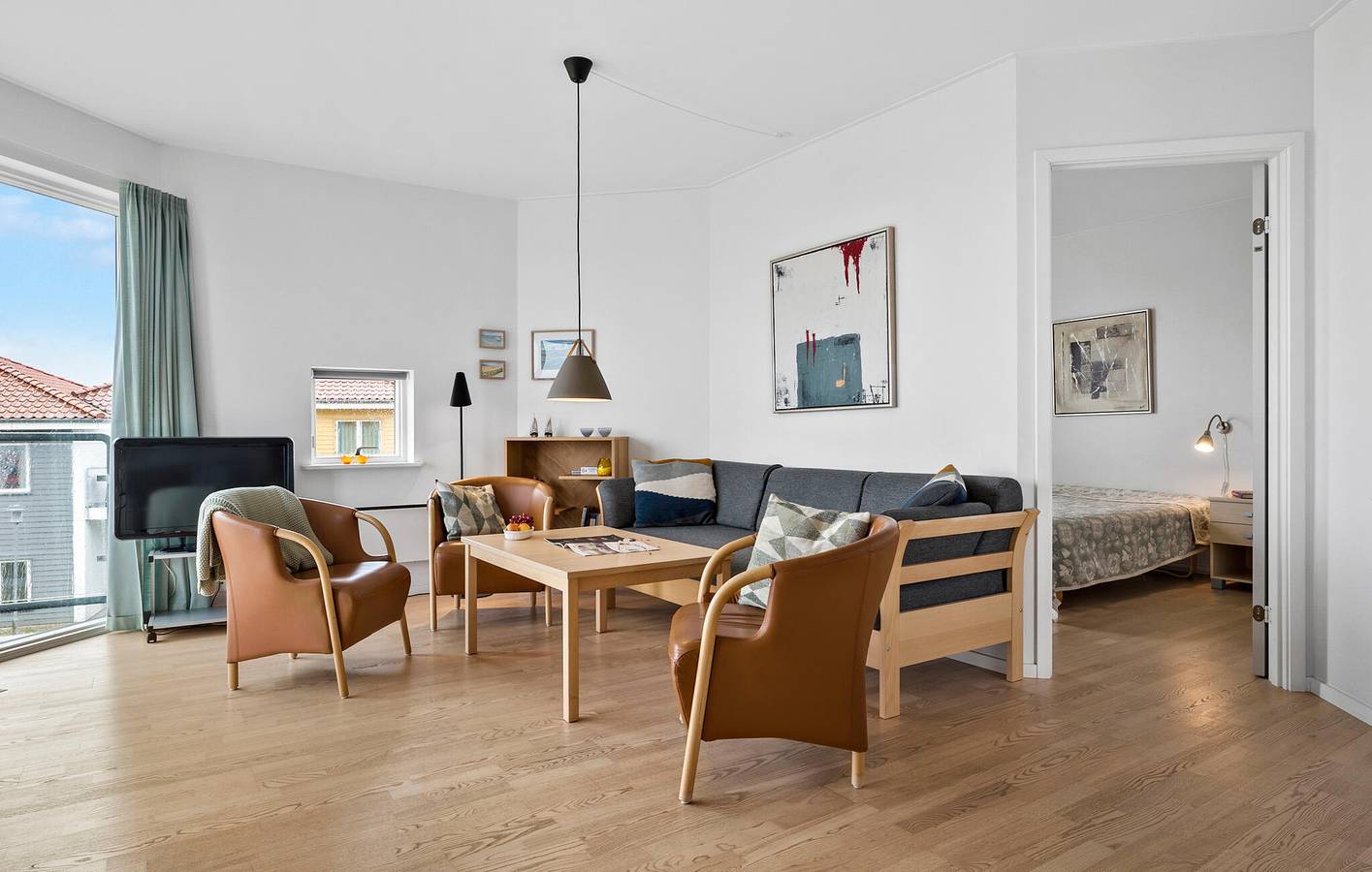 Ganze Ferienwohnung, Ferienwohnung für 6 Personen mit Garten in Gudhjem, Bornholm