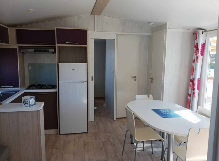 Mobil home pour 6 personnes, avec jardin dans Anse de Kernic - 3