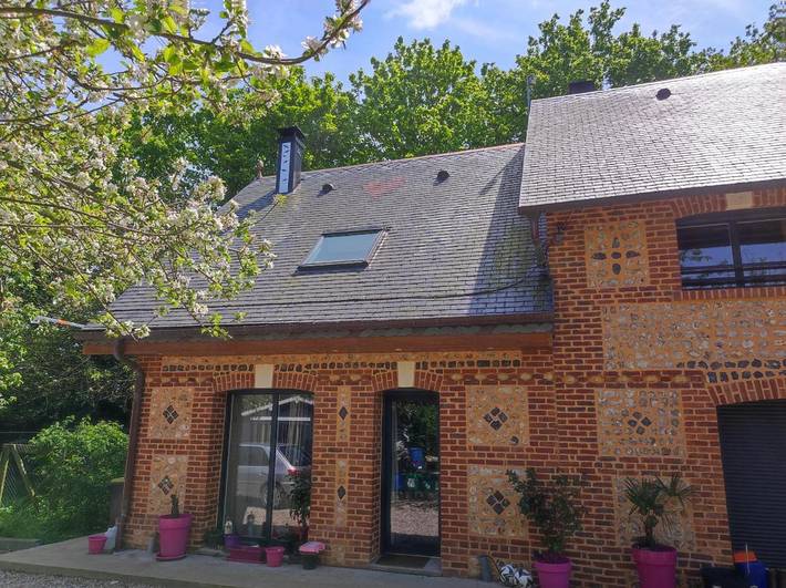 Gîte pour 6 personnes, avec Terrasse et Jardin dans Notre-Dame-du-Bec
