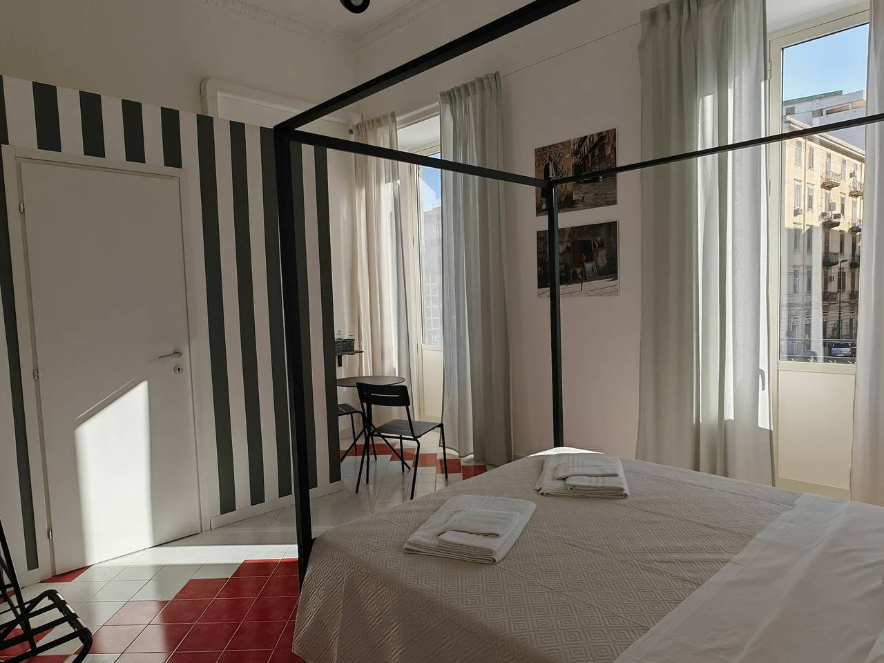 Zimmer 'Myla's Rooms - 1' mit Balkon, Wlan und Klimaanlage in Palermo, Palermo Provinz