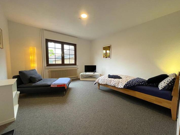 Ferienwohnung für 8 Personen, mit Balkon und Terrasse sowie Garten und Ausblick in Ibbenbüren