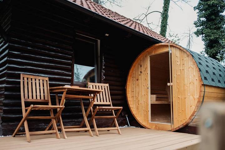Chalet für 2 Personen, mit Terrasse und Garten sowie Sauna und Seeblick in Slowenien - 4