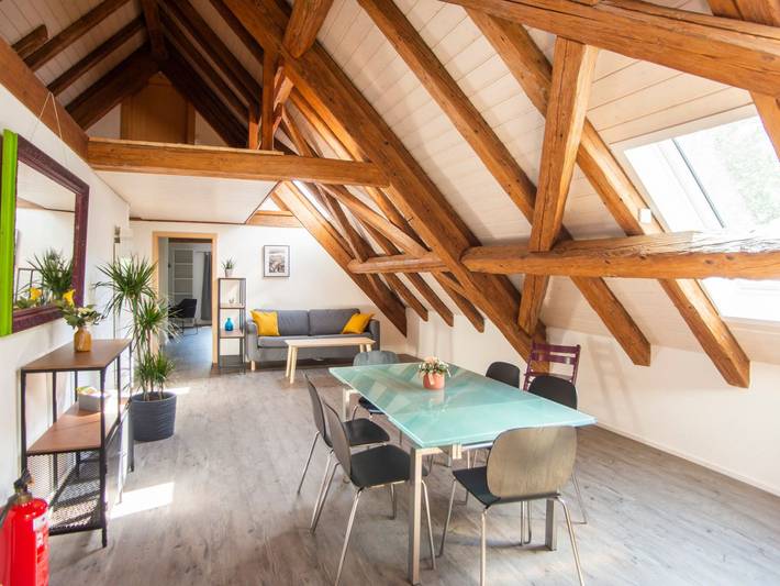 Appartement de vacances pour 6 personnes, avec Jardin