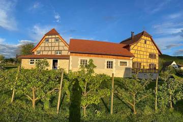 Gîte pour 7 personnes, avec vue et terrasse, animaux acceptés dans Liebsdorf