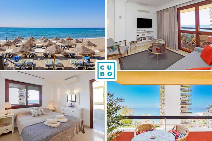 Apartamento para 4 personas, con Vistas al mar además de Balcón y Terraza en Marbella Centro