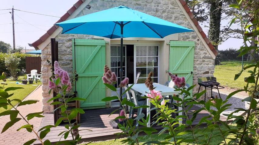 Location de vacances pour 4 personnes, avec jardin à Beuvrequen