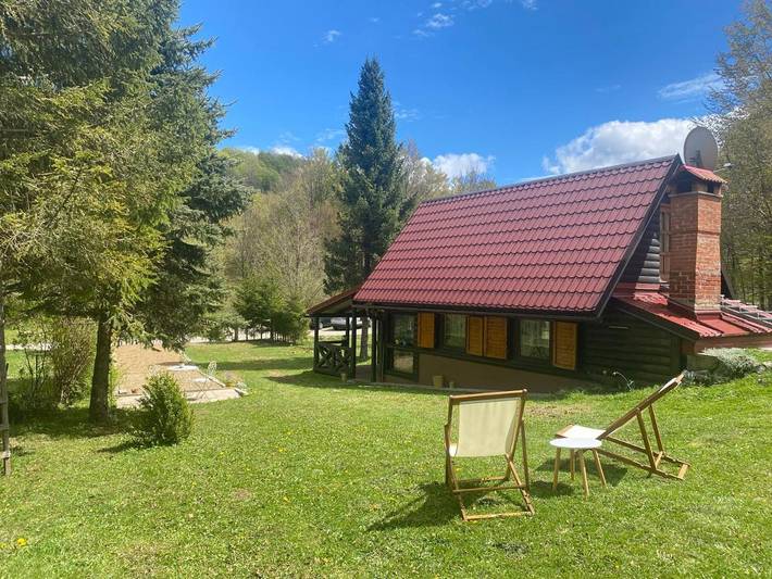 Chalet für 4 Personen, mit Garten und Ausblick - 1