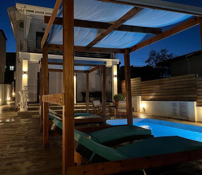 Location de vacances pour 6 personnes, avec piscine et jardin, animaux acceptés dans Nea Kallikratia - 3