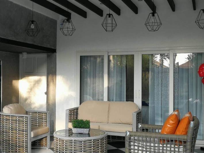 Villa pour 3 personnes, avec terrasse ainsi que vue et piscine à Pattaya - 4