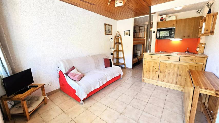 Gîte pour 4 personnes, avec vue et balcon dans Col De Vars Vars Station De Ski - 2