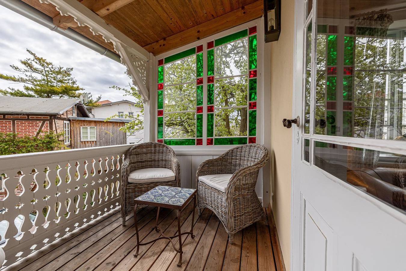 Ganze Wohnung, Charmante Villa Gustavia in Sassnitz mit Balkon - Fewo Königsstuhl in Sassnitz, Nationalpark Jasmund