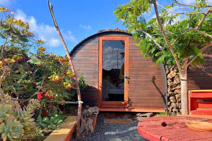 Cabaña de madera para 4 personas, con jardín - 1