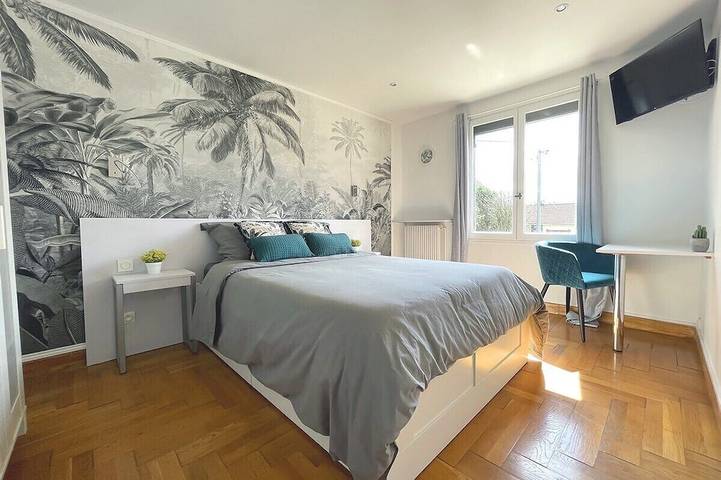 Location de vacances pour 8 personnes, avec balcon et jardin à Tremblay-en-France - 2