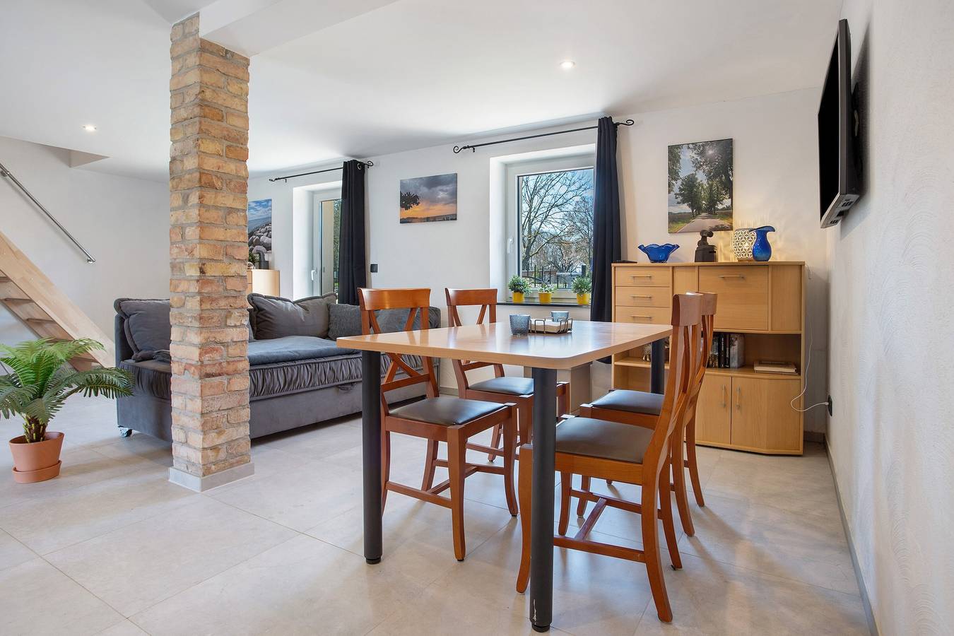 Ganze Wohnung, Ferienwohnung '3' mit privater Terrasse, privatem Garten und Wi-Fi in Schmatzin, Vorpommern Greifswald