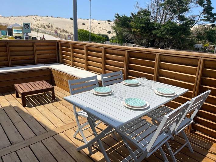 Villa voor 4 personen, met terras en uitzicht in Lacanau
