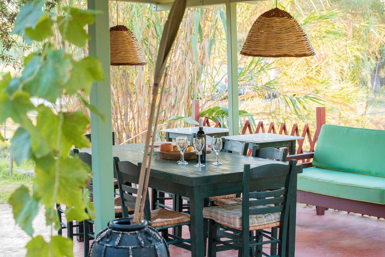 Ferienhaus 'Lefkadas Bohemian Cottage' mit Bergblick, Wi-Fi und Klimaanlage in Lefkada Stadt, Griechenland