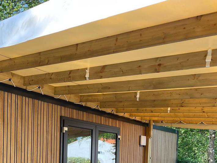 Mobil home pour 4 personnes, avec bassin pour enfant et sauna à Apremont - 3