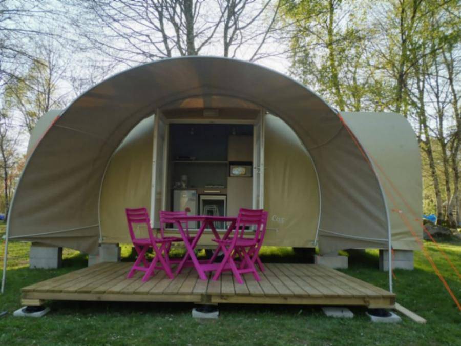 Camping de l'Etang du Merle  - Zelt 4 personen - Coco-Sweet in Etang du Merle, Crux-la-Ville