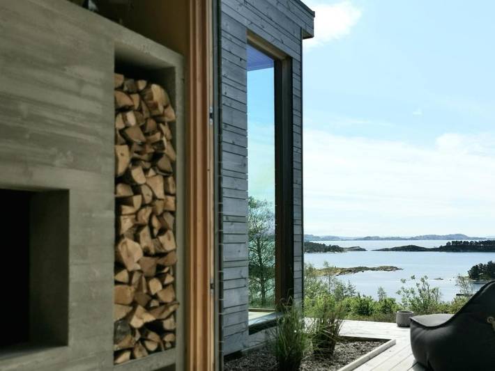 Ferienwohnung für 2 Personen, mit Terrasse und Garten sowie Ausblick in Tysvær