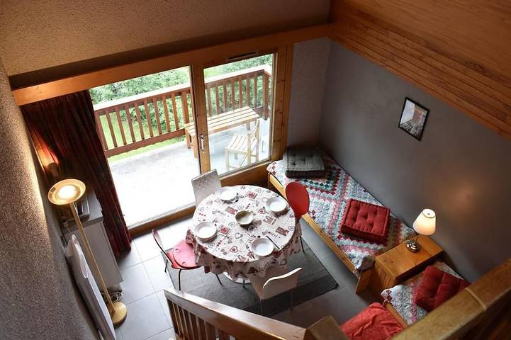 Gîte pour 5 personnes, avec balcon dans Patinoire De Meribel
