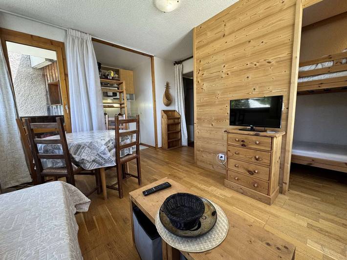 Gîte pour 4 personnes, avec balcon dans Plagne Bellecote