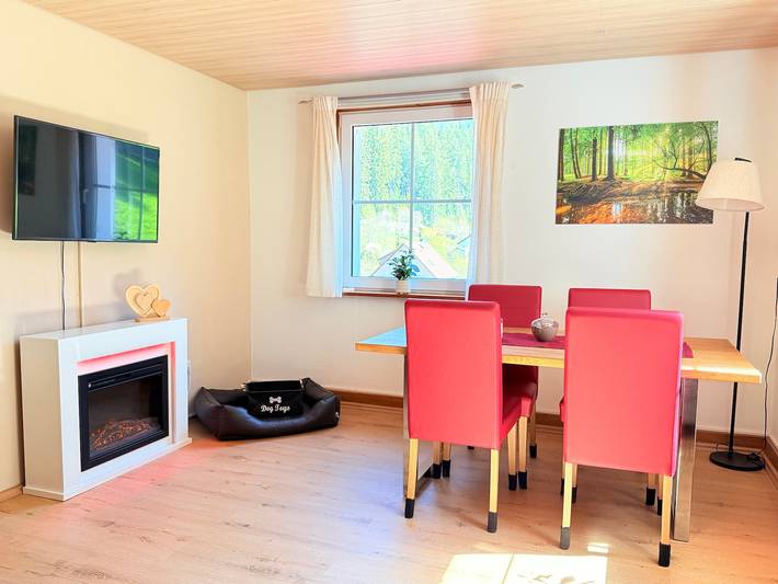 Ferienwohnung für 4 Personen, mit Garten und Sauna, mit Haustier