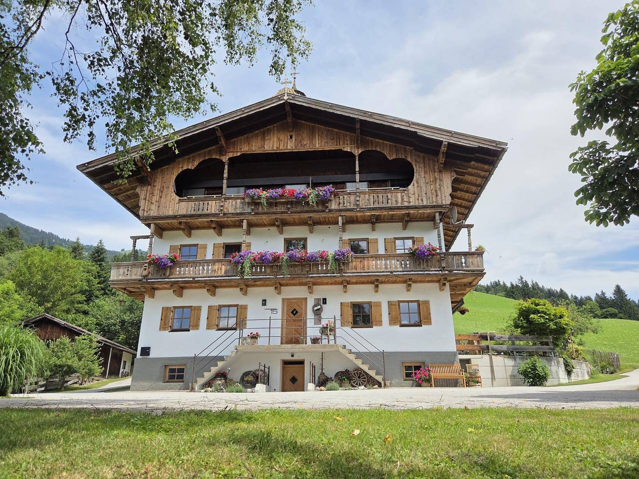 Geheel vakantieappartement, Appartement, douche, Wc, woon- slaapruimte in Hopfgarten im Brixental, Kaisergebirge