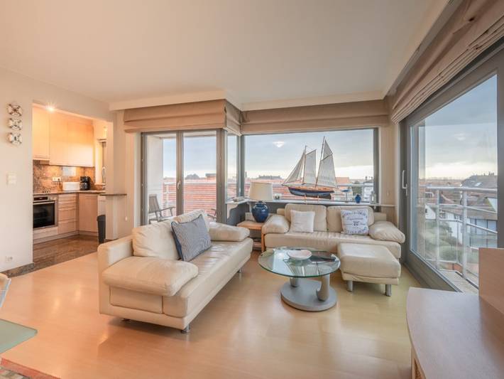 Vakantieappartement voor 4 personen, met balkon/terras en terras, kindvriendelijk in Knokke-Heist
