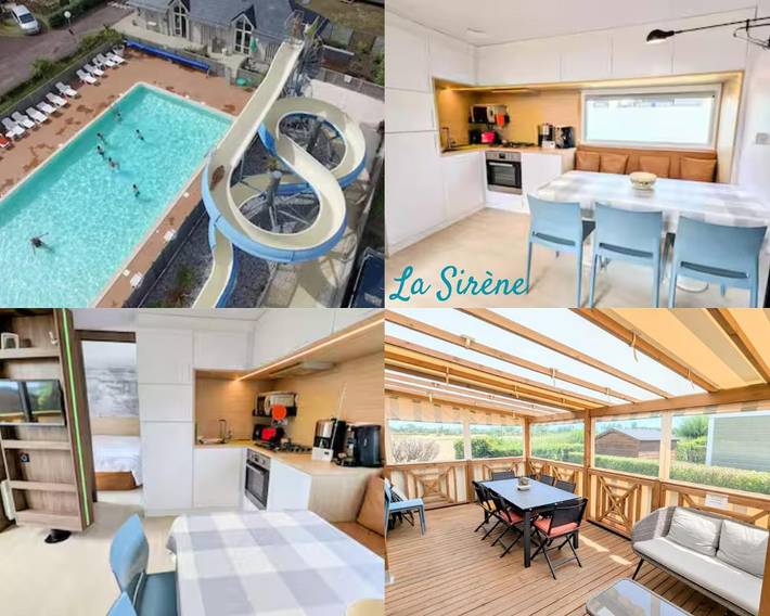 Appartement de vacances pour 4 personnes, avec Terrasse et Jardin ainsi que Piscine et Sauna