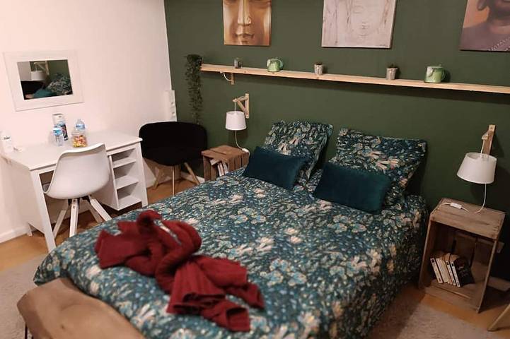 Location de vacances pour 12 personnes, avec jardin et jacuzzi à Ruaudin