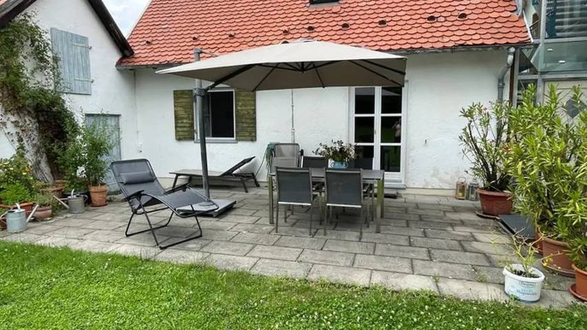 Ferienwohnung für 4 Personen, mit Garten am Ammersee