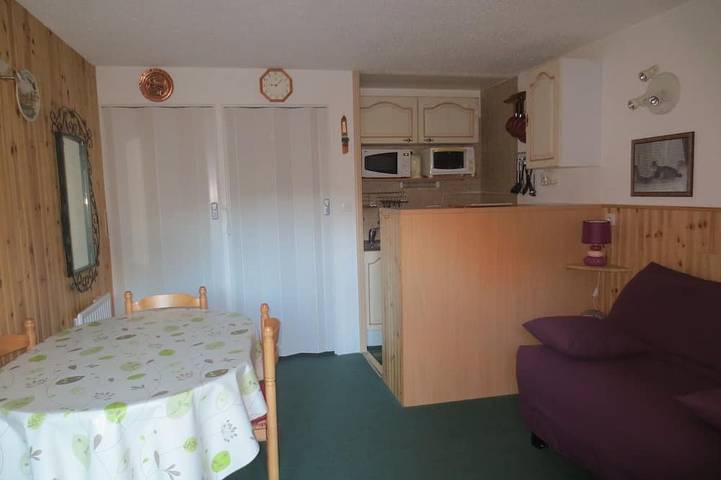 Appartement de vacances pour 4 personnes, avec balcon dans La Mongie