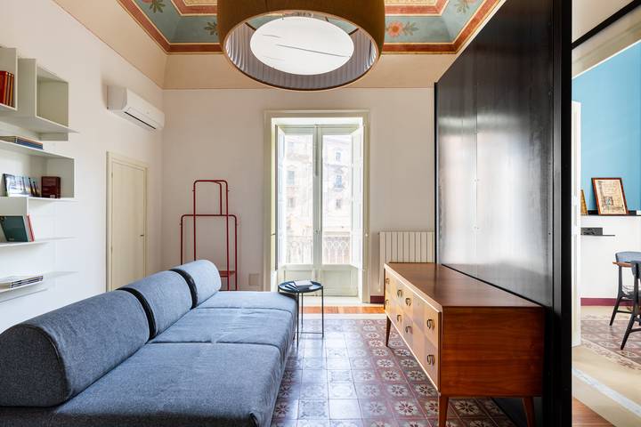 Ferielejlighed for 5 personer, med balkon i Cefalù