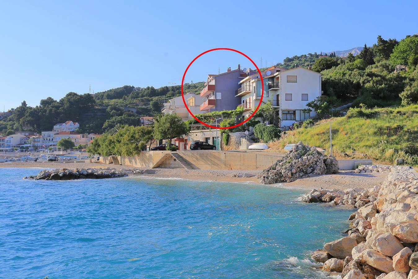 Apartamento entero, Apartamento para dos personas en la playa Podgora, Makarska A-2616-a in Podgora, Rivera de Makarska